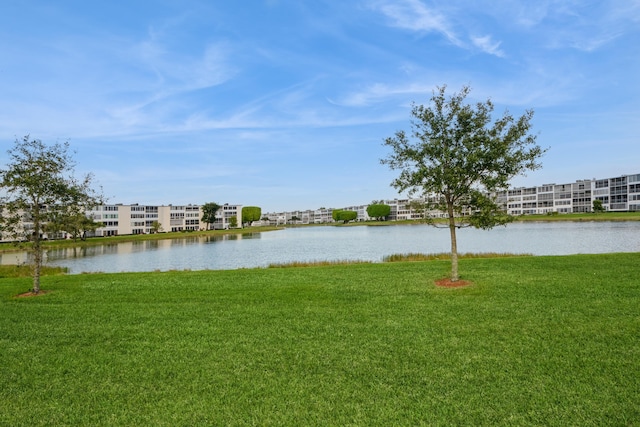 property view of water