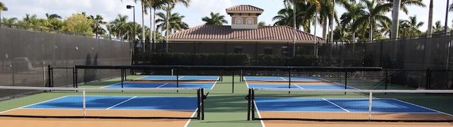 view of tennis court