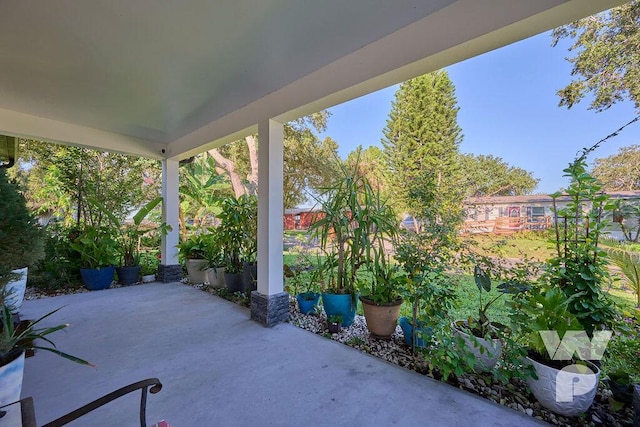 view of patio