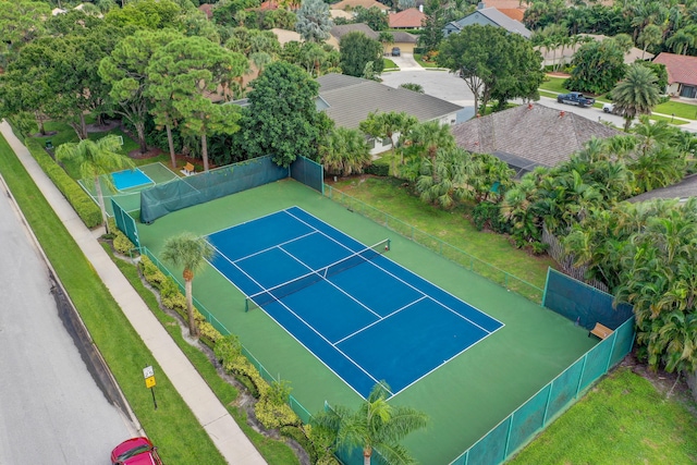 view of tennis court