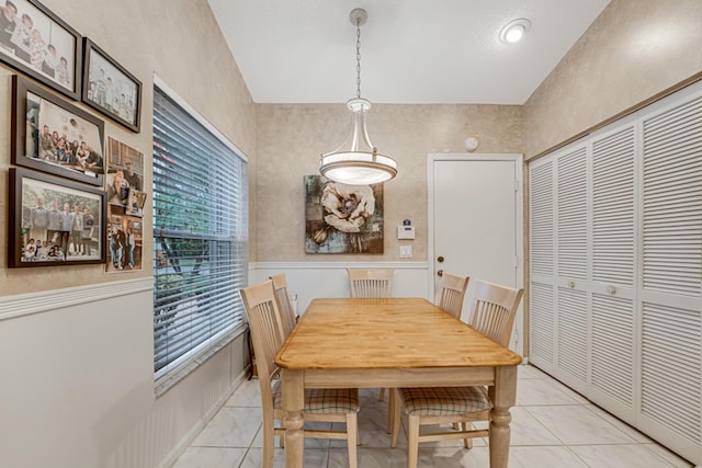 view of dining room