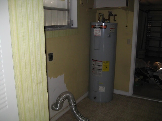 utilities featuring electric water heater