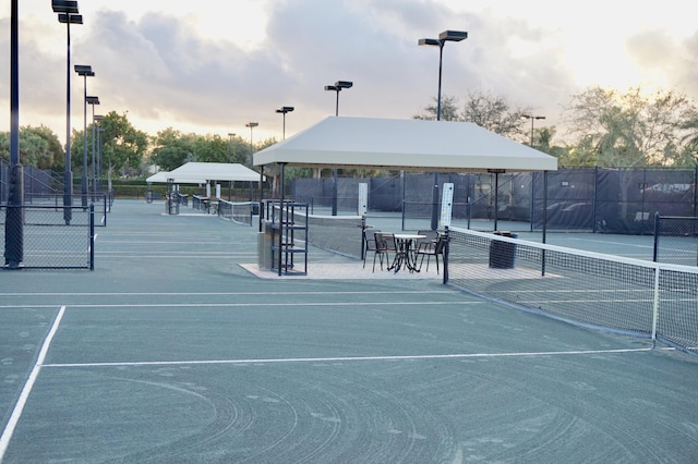 view of tennis court