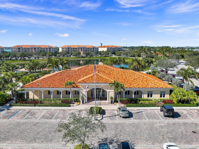 view of property featuring a water view