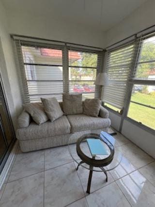 unfurnished sunroom featuring a healthy amount of sunlight