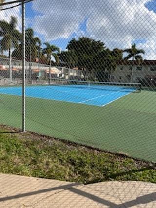 view of sport court