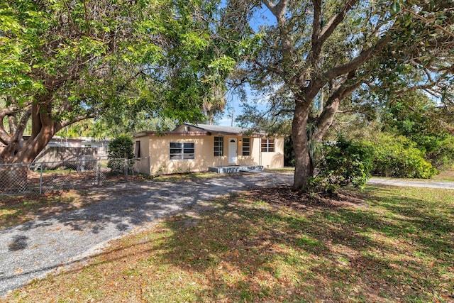 view of ranch-style home