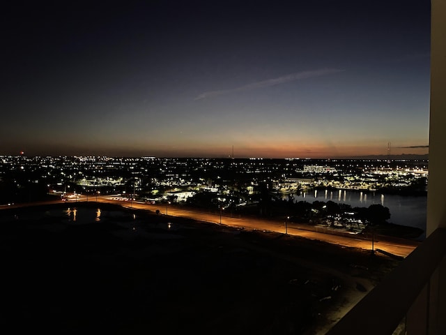 city view featuring a water view