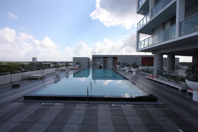 view of pool