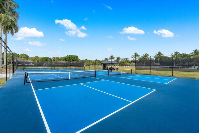 view of sport court