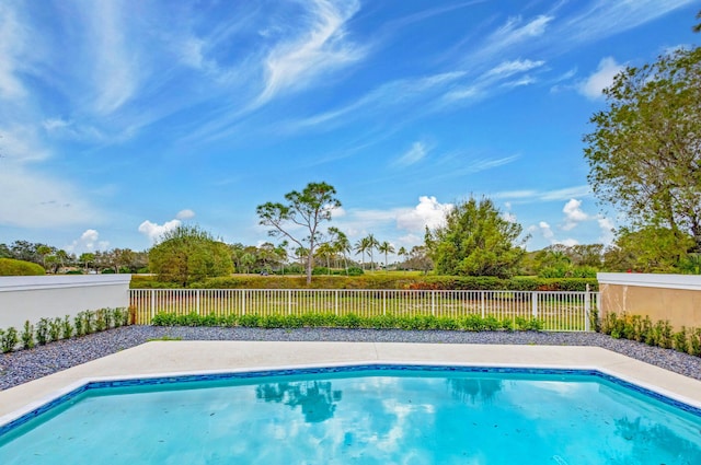 view of pool