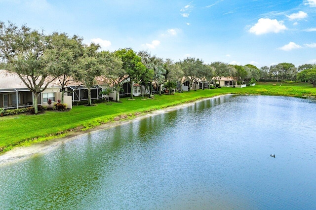 property view of water