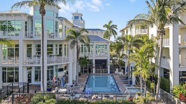 view of rear view of property