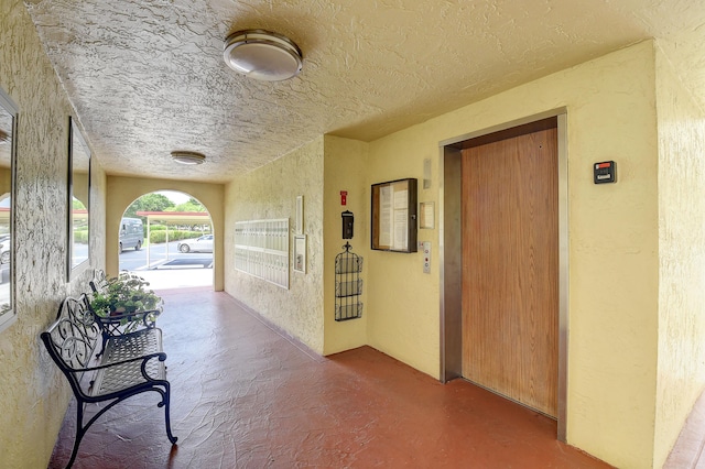 corridor with elevator