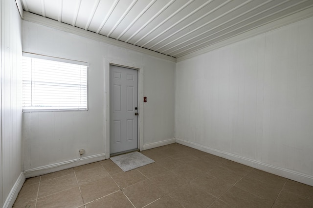 view of tiled empty room