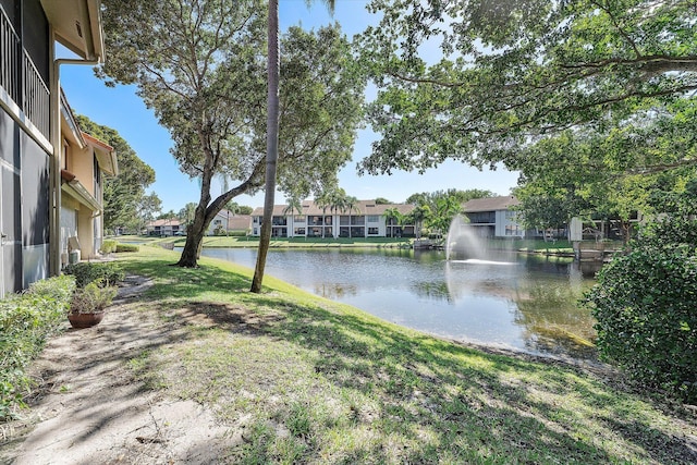 property view of water