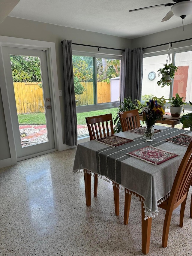 view of dining area