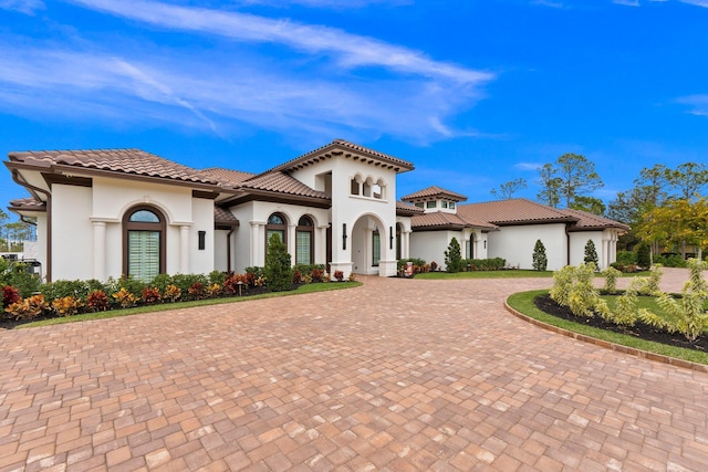 view of mediterranean / spanish house