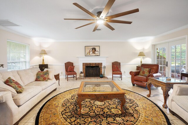 hall with a textured ceiling and light tile patterned floors