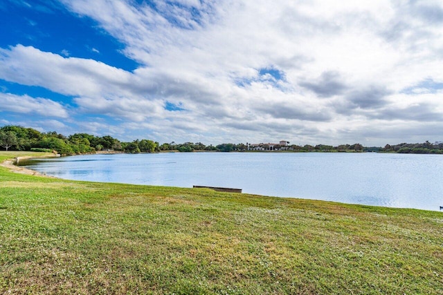 view of water feature