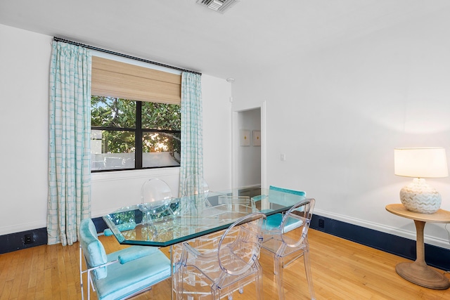 dining room featuring hardwood / wood-style floors