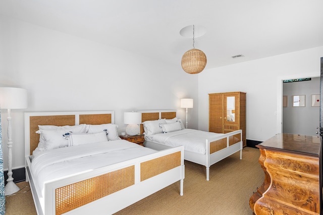 bedroom featuring carpet flooring