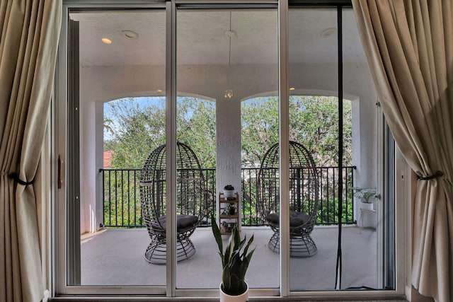 entryway featuring a wealth of natural light