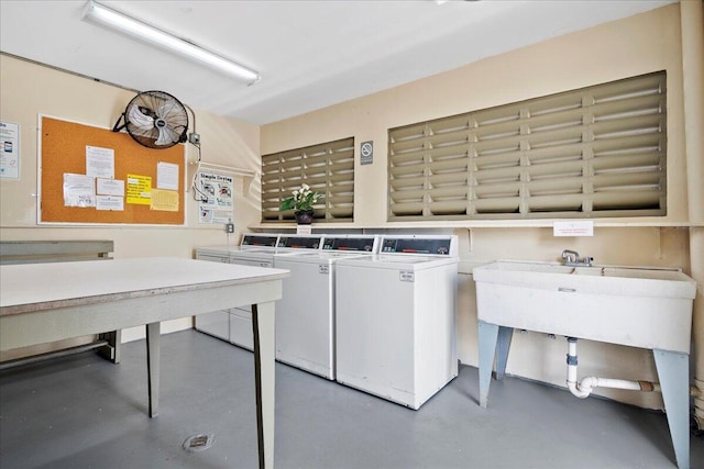 view of laundry room