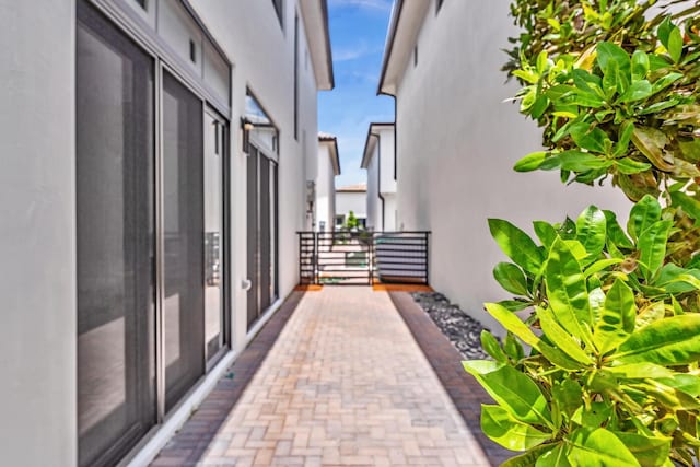 exterior space with a balcony