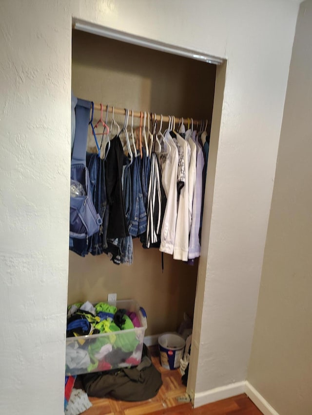 view of closet