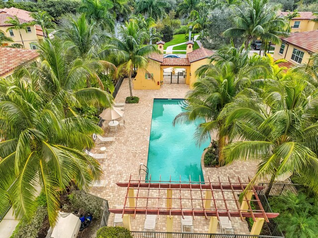 community pool featuring a patio