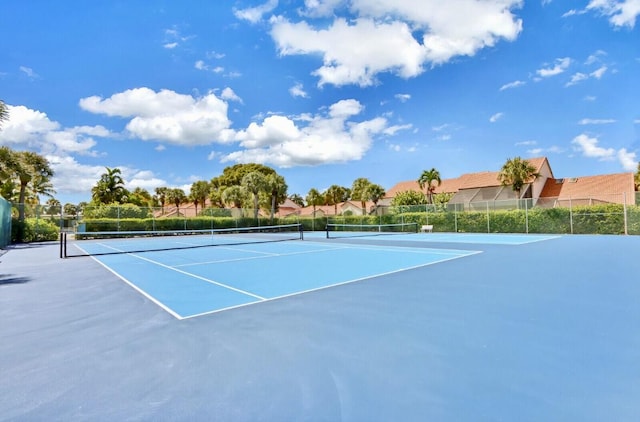 view of sport court