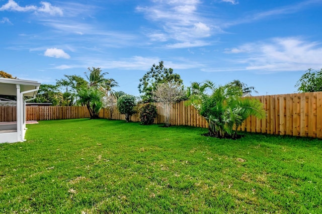 view of yard