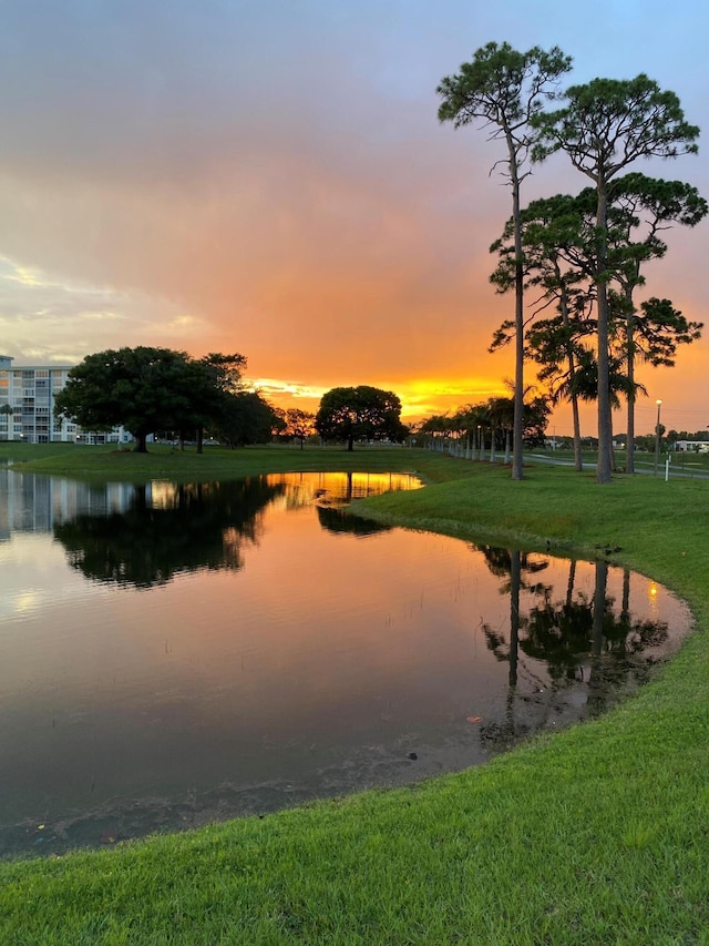 property view of water