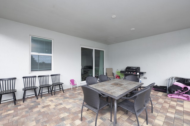 view of patio / terrace featuring area for grilling