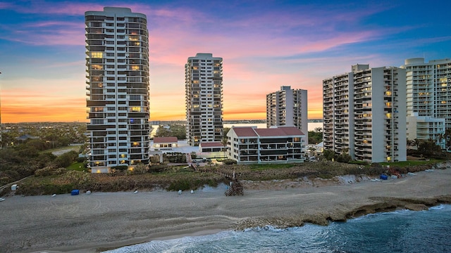 city view featuring a water view