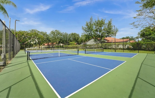 view of tennis court