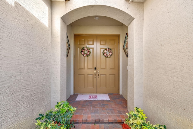 view of entrance to property