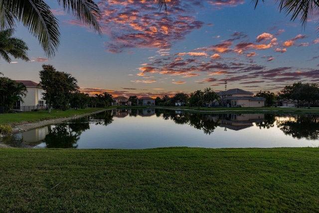 property view of water