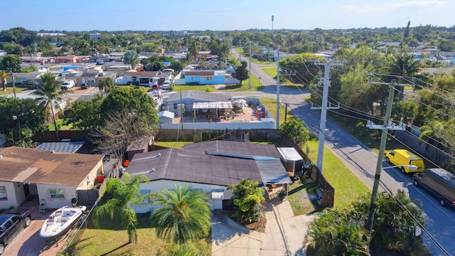 drone / aerial view featuring a residential view