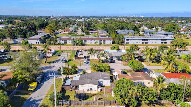 drone / aerial view featuring a residential view