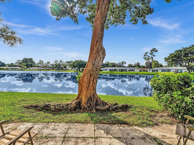 view of water feature