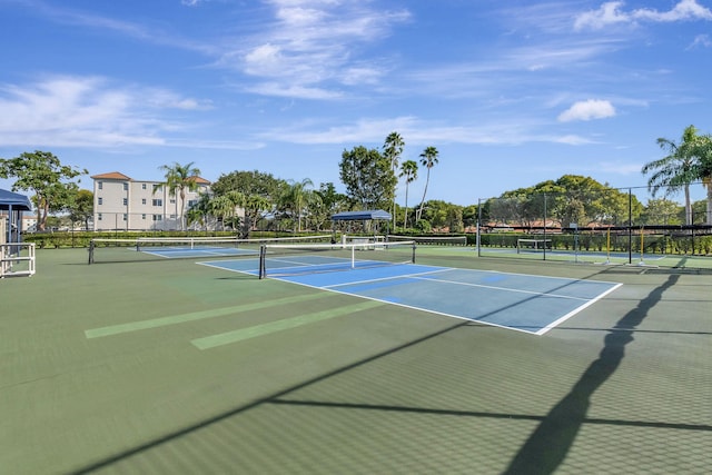 view of sport court featuring basketball court