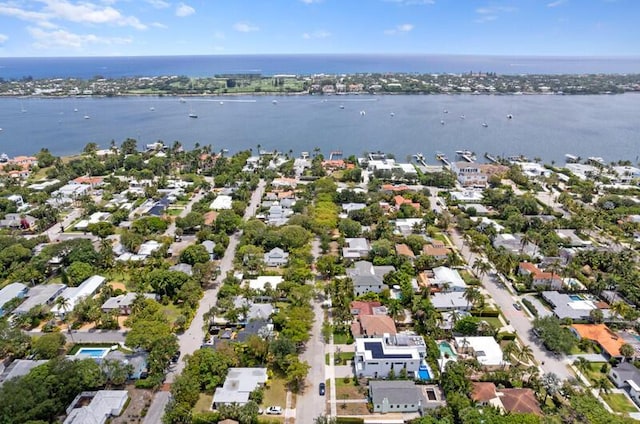 260 31st St, West Palm Beach, FL 33407 - aerial view of property and surrounding area featuring a nearby body of water and nearby suburban area
