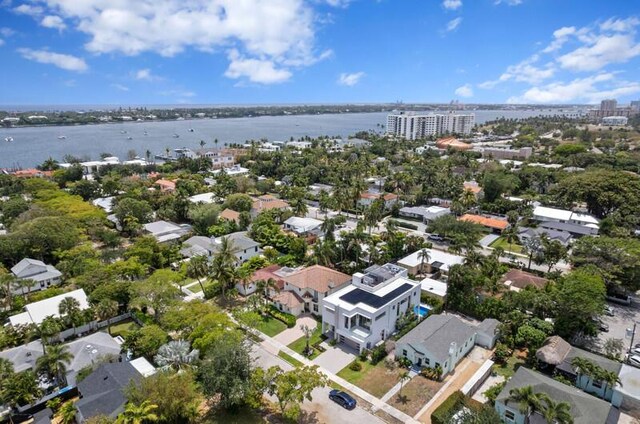 260 31st St, West Palm Beach, FL 33407 - aerial view of property and surrounding area featuring a large body of water
