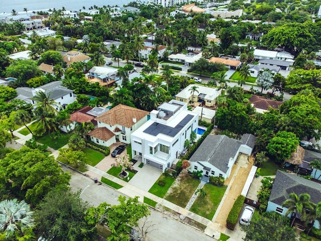 drone / aerial view featuring a residential view