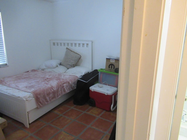 view of tiled bedroom