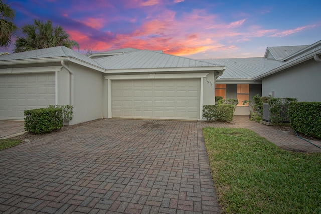 ranch-style house with a garage