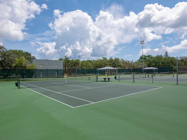 view of sport court