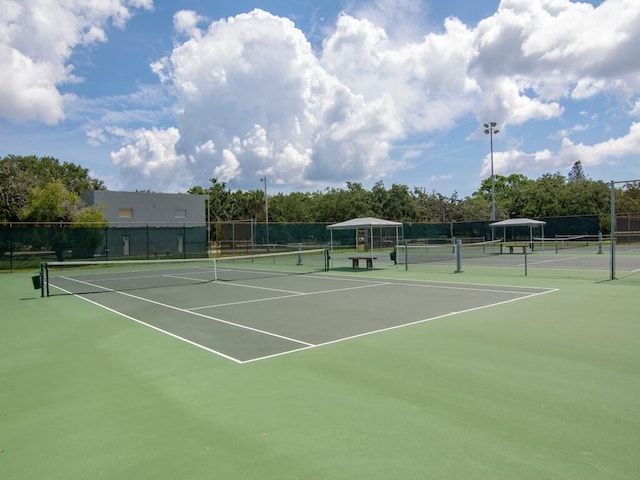 view of sport court